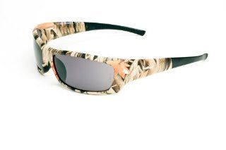 Sawhorse SH662 7486 Anti Fog Protective Safety Glasses, Camouflage Frame with Black Rubber Stems and Smoke Lens   Eye Protection Equipment  