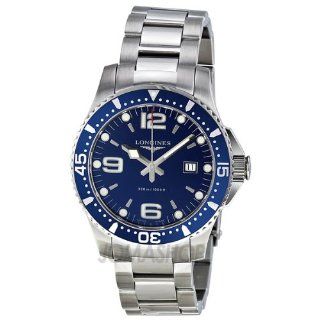 Longines HydroConquest Blue Dial Stainless Steel Mens Watch L3.640.4.96.6: Longines: Watches
