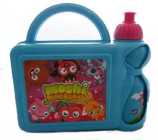 Moshi Monsters Blue Lunch Box And Water Bottle: Toys & Games