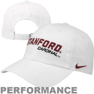 Stanford University Cardinal merchandise : Nike Stanford Cardinal Heritage 86 Campus Adjustable Performance Hat   White : Sports Fan Apparel : Sports & Outdoors