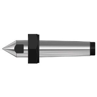 Rhm 5426 Type 671 Tool Steel Full Point Dead Center with Draw Off Nut, Morse Taper 6, M68x1.5, 63.8mm Point Diameter, 290mm Length: Live Centers: Industrial & Scientific