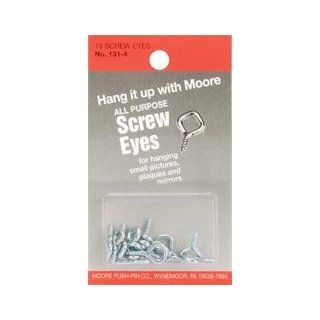 Bulk Buy Moore Push Pin Diamond Head Screw Eyes 16/Pkg 131 4 (12 Pack)   Picture Hanging Hardware