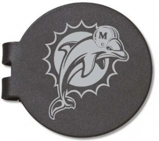 Miami Dolphins Laser Etched Powder Coated Money Clip: Clothing