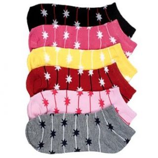 Luxury Divas Fireworks Printed Multi Color Ladies 6 Pack Assorted Ankle Socks at  Womens Clothing store