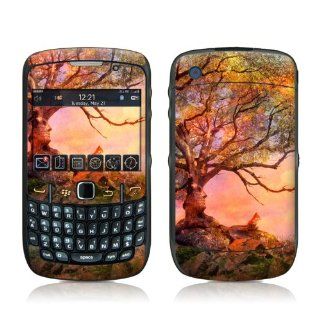 Fox Sunset Design Skin Decal Sticker for Blackberry Curve 8500 8520 8530 Cell Phone: Cell Phones & Accessories