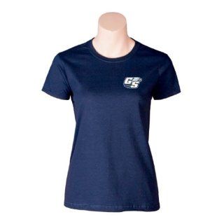 Georgia Southern Ladies Navy T Shirt 'GS w/ Eagle Head'  Sports Fan T Shirts  Sports & Outdoors