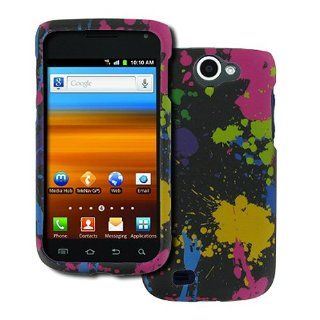 Colorful Paint Splatter Hard Case Cover for Samsung Galaxy Exhibit 4G SGH T679: Cell Phones & Accessories