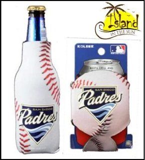 (2) SAN DIEGO PADRES MLB BASEBALL CAN & BOTTLE KOOZIE : Coolers : Sports & Outdoors
