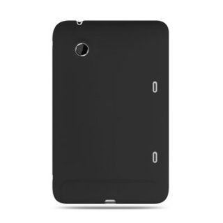 HTC EVO VIEW / FLYER Tablet Wi Fi Soft BLACK SILICONE Skin Sleeve Cover Case [WCF656]: Computers & Accessories