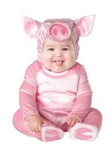 Lil Characters Unisex baby Infant Piggy Costume: Clothing