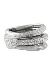Effy Jewlery Balissima Sterling Silver Diamond Ring, .34 TCW Ring size 7: Jewelry