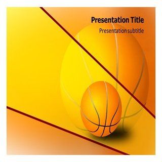 Basketball Powerpoint (PPT) Template  Powerpoint Background on Basketball: Software