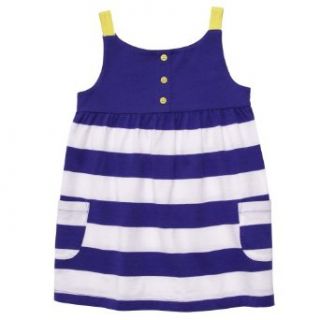 Carter's Girls 2T 4T Stripe Tunic Tank (2T, Blue): Tank Top And Cami Shirts: Clothing