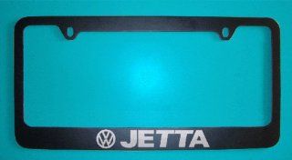 Volkswagen Jetta Black License Plate Frame (Zinc Metal): Everything Else