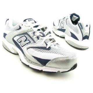 Men's New Balance 692 Athletic Shoes White / Navy / Silver tone, WHT/NVY/SIL, 14(4E): Shoes