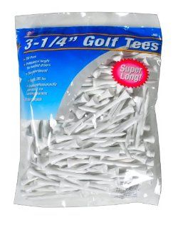 Golf Gifts & Gallery 668 Golf 3 1/4" Tee Bag 100S   White Sports Golf Consumable : Sports & Outdoors