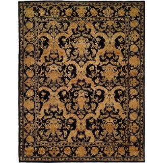 Black / Gold Rug Rug Size: 2' x 3'   Area Rugs