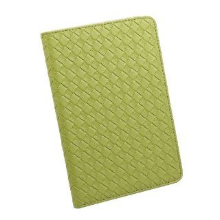 Luxury Stylish Weave Pattern Design Synthetic Leather Stand Case for iPad Mini   Green: Computers & Accessories