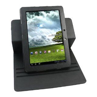 SHEATH™ Portfolio Style 360 Degree Rotating Leather Case Cover Stand for ASUS Transformer Prime TF201 series Eee Pad 10.1 Inch Tablet: Computers & Accessories