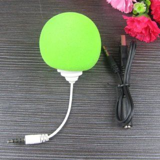 Stereo MINI Speaker Portable ball Speaker Audio Dock for 3.5mm iphone 5 4S ipod music player: Cell Phones & Accessories