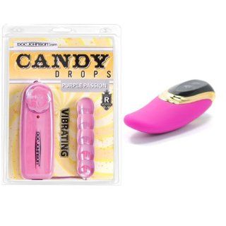 Candy Drops   Purple Passion and Tongue Vibrator Combo: Health & Personal Care