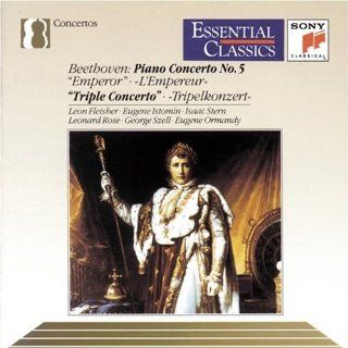 Beethoven: Piano Concerto No. 5, Emperor / Triple Concerto (Essential Classics): Music