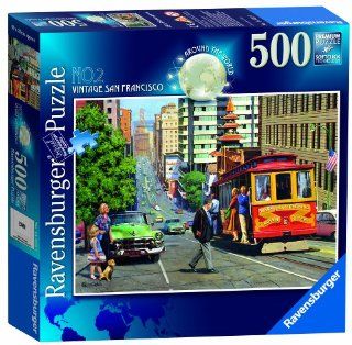Ravensburger Around The World San Francisco 500 Piece Puzzle: Toys & Games