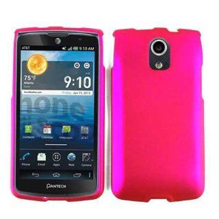 ACCESSORY HARD RUBBERIZED CASE COVER FOR PANTECH DISCOVER P9090 HOT PINK: Cell Phones & Accessories