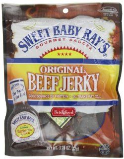 Bridgford Beef Jerky, Sweet Baby Ray's Original, 3 Ounce Pouches (Pack of 6) : Jerky And Dried Meats : Grocery & Gourmet Food