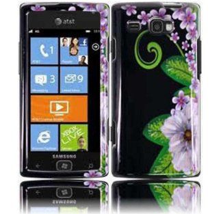 Green Flower Hard Case Cover for Samsung Focus Flash i677 Cell Phones & Accessories