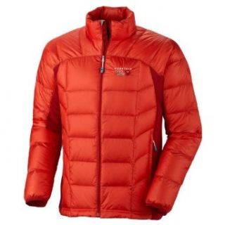 Mountain Hardwear Zonal Down Jacket   Men's Cherry Bomb / Red Velvet Small: Clothing