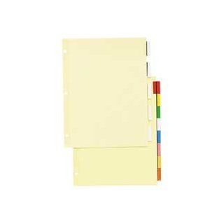 Acco/Wilson Jones Products   Insertable Tab Index, 8 Tab, 11"x8 1/2", Clear   Sold as 1 ST   Economical indexes are ideal for everyday use. Includes blank white inserts. Reinforced for durability.: Everything Else