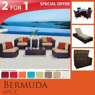 Bermuda 13 Piece Outdoor Wicker Patio Furniture Set B06cp42ks : Outdoor And Patio Furniture : Patio, Lawn & Garden