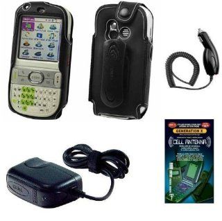 Cell Phone Accessories Bundle for Palm Centro 685/690 (Includes; Premium Case with Belt Clip, Rapid Car Charger, Home Wall Charger, Generation X Antenna Booster): Electronics