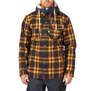 686 Reserved Axxe Flannel Mens Insulated Snowboard Jacket Small Indigo Plaid : Sports & Outdoors
