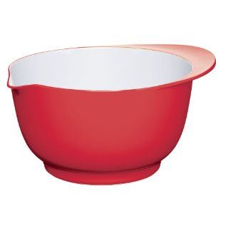 Colourworks Large Melamine Mixing Bowl, Red  