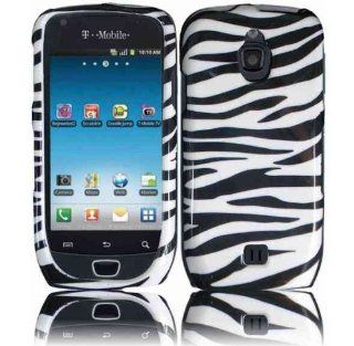 Zebra Stripe Hard Cover Case for Samsung Exhibit 4G SGH T759: Cell Phones & Accessories