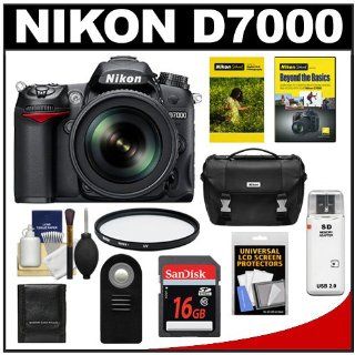 Nikon D7000 Digital SLR Camera & 18 200mm VR II DX AF S Zoom Lens with 16GB Card + Case + DVD + Filter + Remote + Accessory Kit : Digital Slr Camera Bundles : Camera & Photo