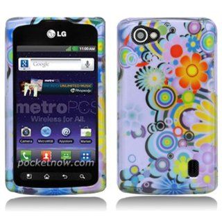 Aimo Wireless LGMS695PCIMT246 Hard Snap On Image Case for LG Optimus Elite/M+/Plus/Quest   Retail Packaging   Colorful Pattern: Cell Phones & Accessories