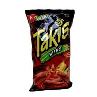 Barcel Takis Nitro Fuego Corn Snack   Habanero & Lime   12 Large 9.9oz Bags : Chocolate Chip Cookies : Grocery & Gourmet Food