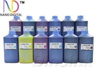ND TM Brand Dinsink: 12 Quart (C/M/Y//BK/MK/LC/LM/GY/PGY/Red/Green/Blue) Pigment Refill ink kit for Canon imagePROGRAF iPF8300/6350/6300/5000 Printer: Office Products