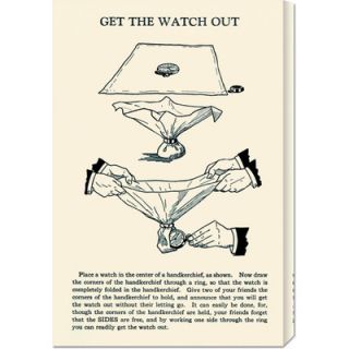 Global Gallery Get the Watch Out by Retromagic Stretched Canvas Art