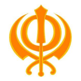 Khanda   Sikhs Art Sticker Automotive