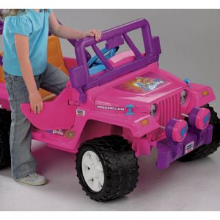 Fisher Price Power Wheels Barbie Jammin Jeep