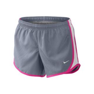 Nike 3.5 Tempo Girls Running Shorts   Magnet Grey