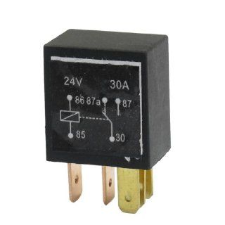 Alarm Car Relay Switch Power 5 Pin SPDT NO NC 24 Volts 30 Amp: Home Improvement