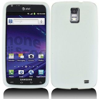 Frosted Clear White Soft Silicone Gel Skin Cover Case for Samsung Galaxy S2 S II AT&T i727 SGH I727 Skyrocket: Cell Phones & Accessories