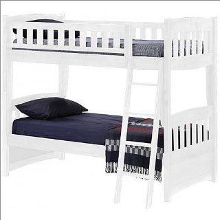 Twin / Twin New Energy Spice White Twin and Twin Bunk Bed Home & Kitchen