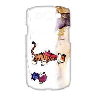 Custom Calvin and Hobbes 3D Cover Case for Samsung Galaxy S3 III i9300 LSM 728: Cell Phones & Accessories