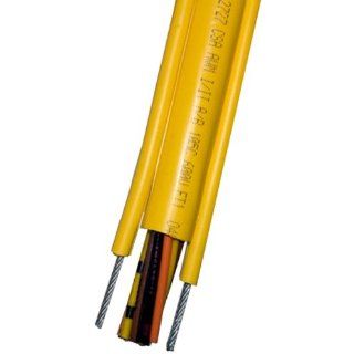 KH Industries CPCS 16/16 25FT Pendant Cable with External Strain Relief, PVC Jacket, 16 Conductor, 16 AWG, 25' Length, Yellow: Electrical Cables: Industrial & Scientific